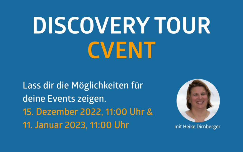 Discovery Tour Cvent – Guest centric Events