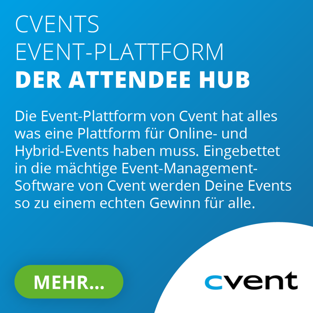 Event-Plattform von Cvent | Event-Tech-Partner